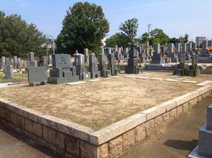 今枝家　防草シート　砂利まき (3)